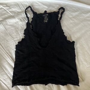 Black Lace Tank Top